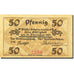 Banknote, Germany, Klein-Nordende-Lieth 50 Pfennig Usine 1921 UNC(63) Mehl 706.1