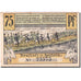 Banknote, Germany, Holstein, 75 Pfennig, bateau, 1921 AU(55-58) Mehl 963.1b