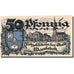 Banknote, Germany, Wandsbek, 50 Pfennig, Blason, 1921, AU(55-58), Mehl:W8.5b