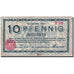 Banknote, Germany, Cöln, 10 Pfennig, Monument, 1918 VF(20-25) Mehl K30.3a