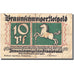 Banknote, Germany, Braunschweig, 10 Pfennig, Forêt, 1921 VF(20-25) Mehl BRS 22a