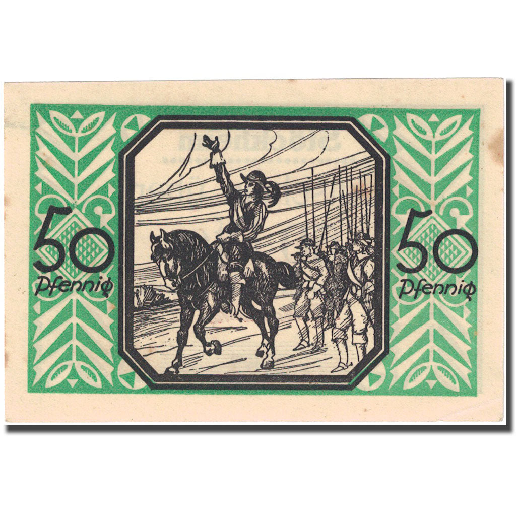 Nota, Alemanha, Stöckheim, 50 Pfennig, personnage 3, 1922 UNC(63) Mehl 1272.2