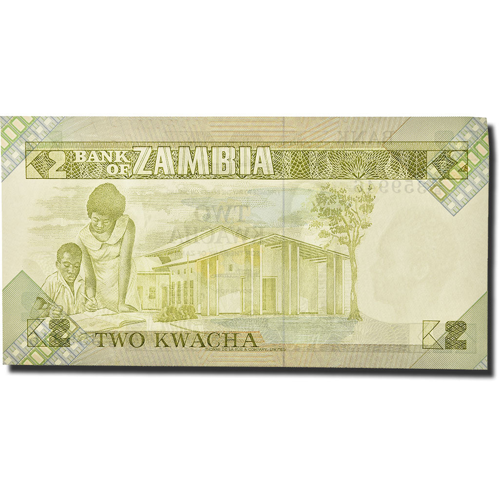 Banknote, Zambia, 2 Kwacha, 1980-1986, Undated (1980-1988), KM:24c, UNC(63)