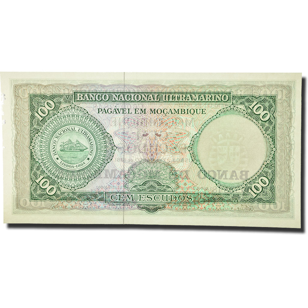 Banknot, Mozambik, 100 Escudos, Undated (1976), 1961-03-27, KM:117a, UNC(63)