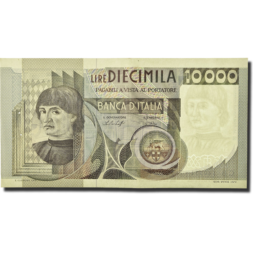 Banknote, Italy, 10,000 Lire, 1978, 1978-12-29, KM:106a, AU(55-58)