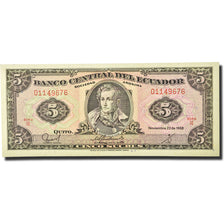 Banknote, Ecuador, 5 Sucres, 1984-1988, 1988-11-22, KM:120A, UNC(65-70)