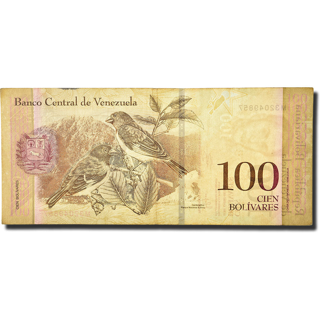 Banknote, Venezuela, 100 Bolivares, 2012, 2012-01-31, AU(50-53)