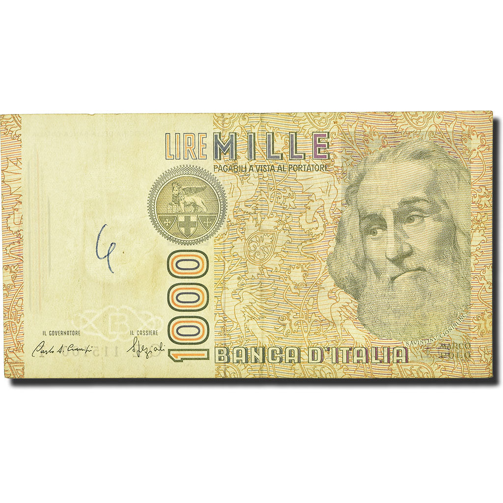 Banknote, Italy, 1000 Lire, 1982-1983, 1982-06-01, KM:109b, EF(40-45)