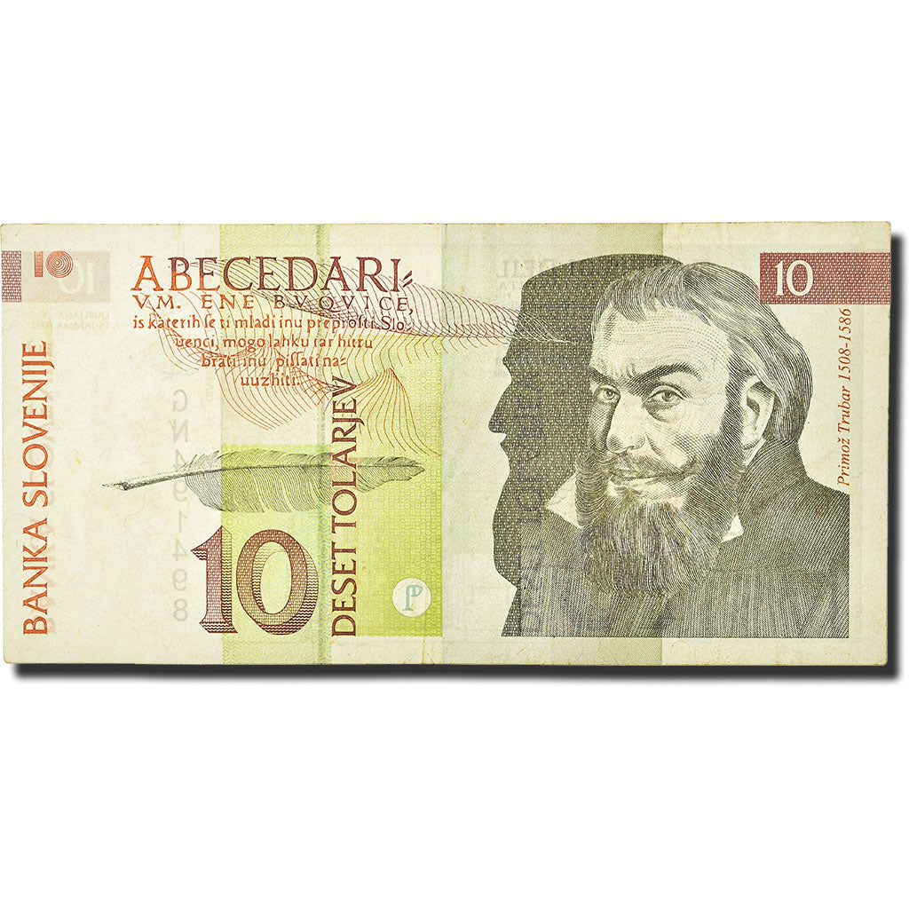 Banconote, Slovenia, 10 Tolarjev, 1992-1993, 1992-01-15, KM:11a, BB