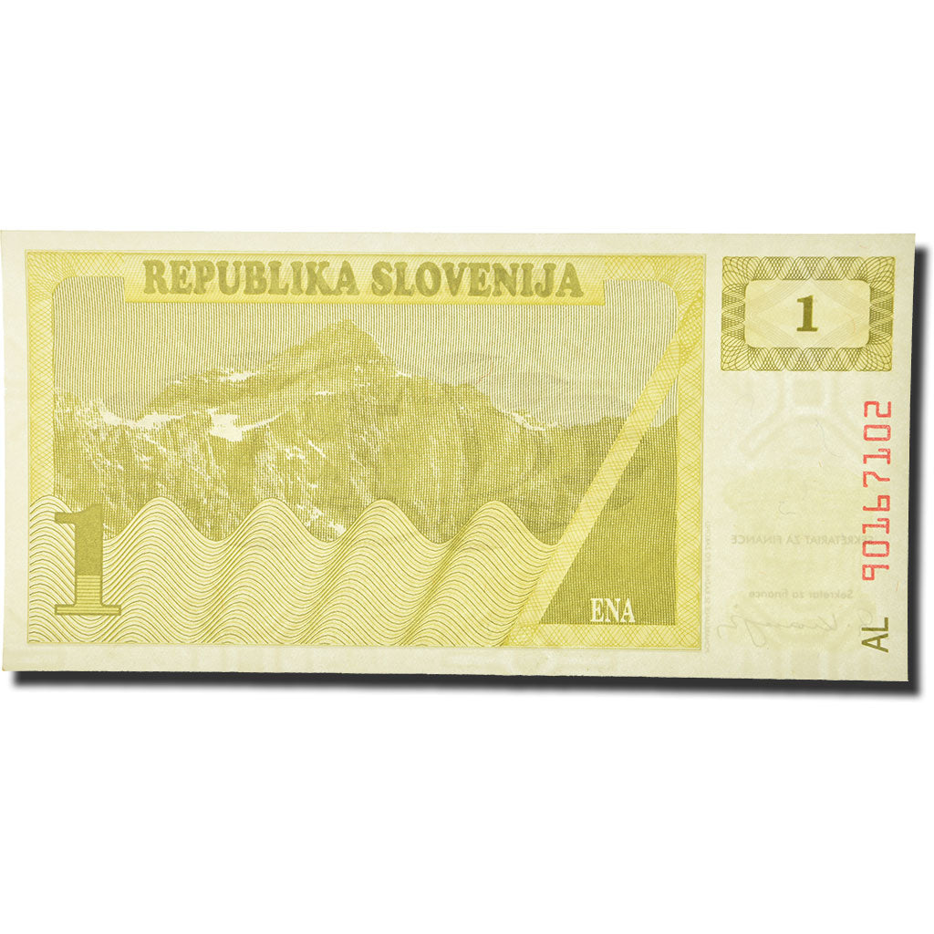Banconote, Slovenia, 1 (Tolar), 1990-1992, 1990, KM:1a, SPL+