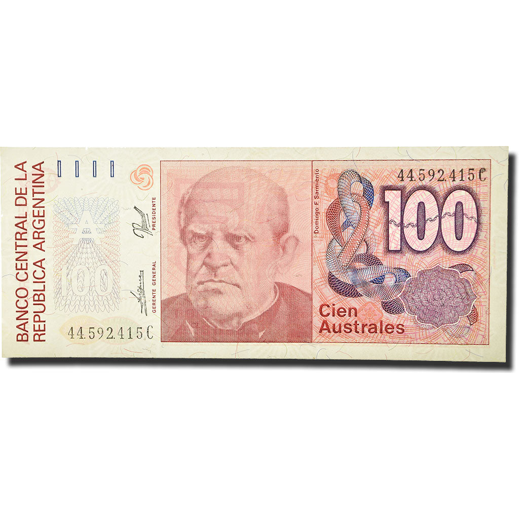 Geldschein, Argentinien, 100 Australes, 1985-1991, Undated (1985-1990), KM:327c