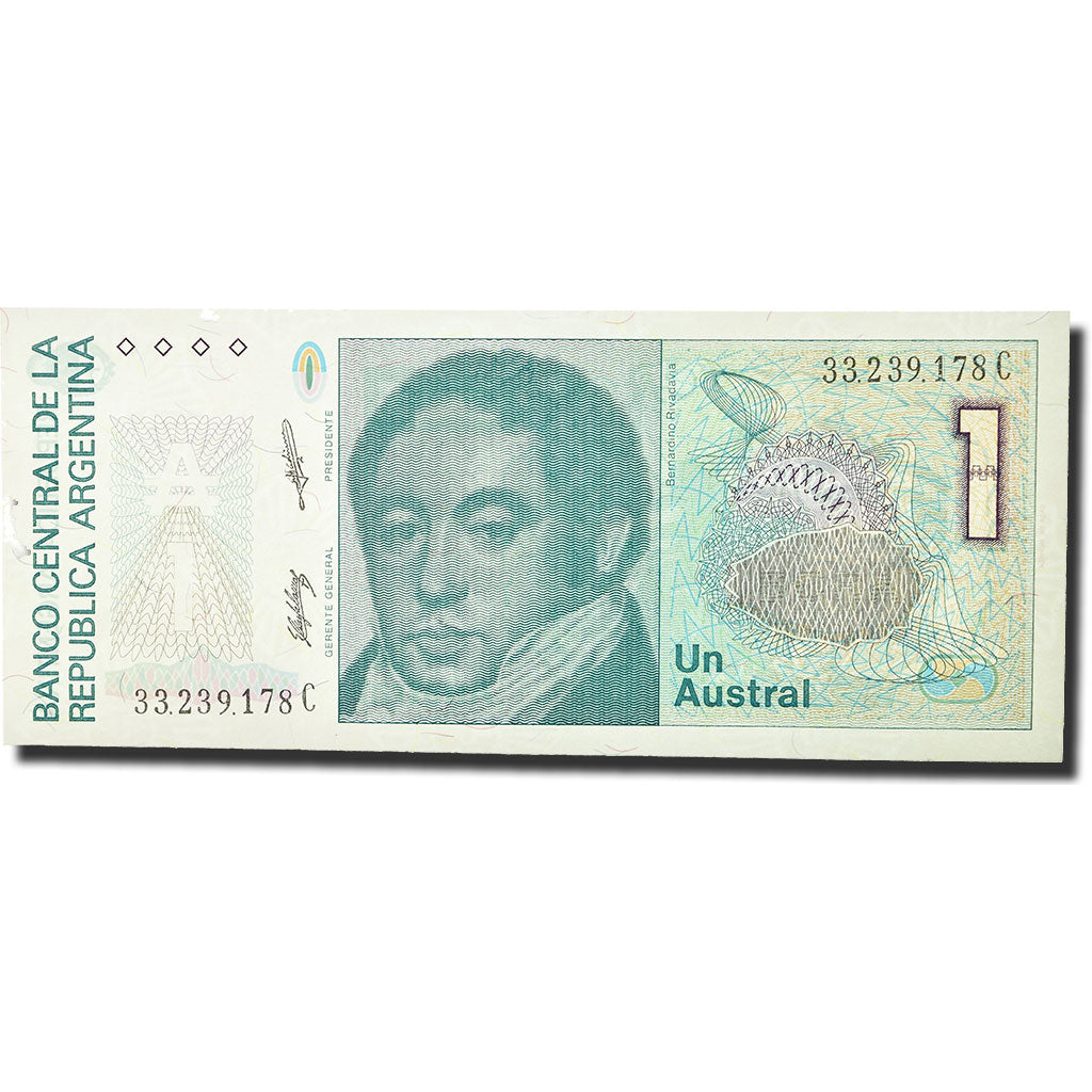 Geldschein, Argentinien, 1 Austral, 1985-1991, Undated (1985-1989), KM:323b