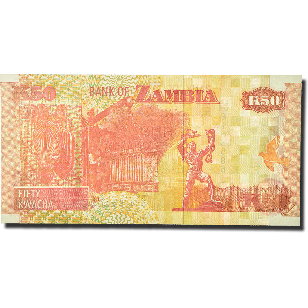 Banknote, Zambia, 50 Kwacha, 2003-2007, 2007, KM:37f, UNC(64)