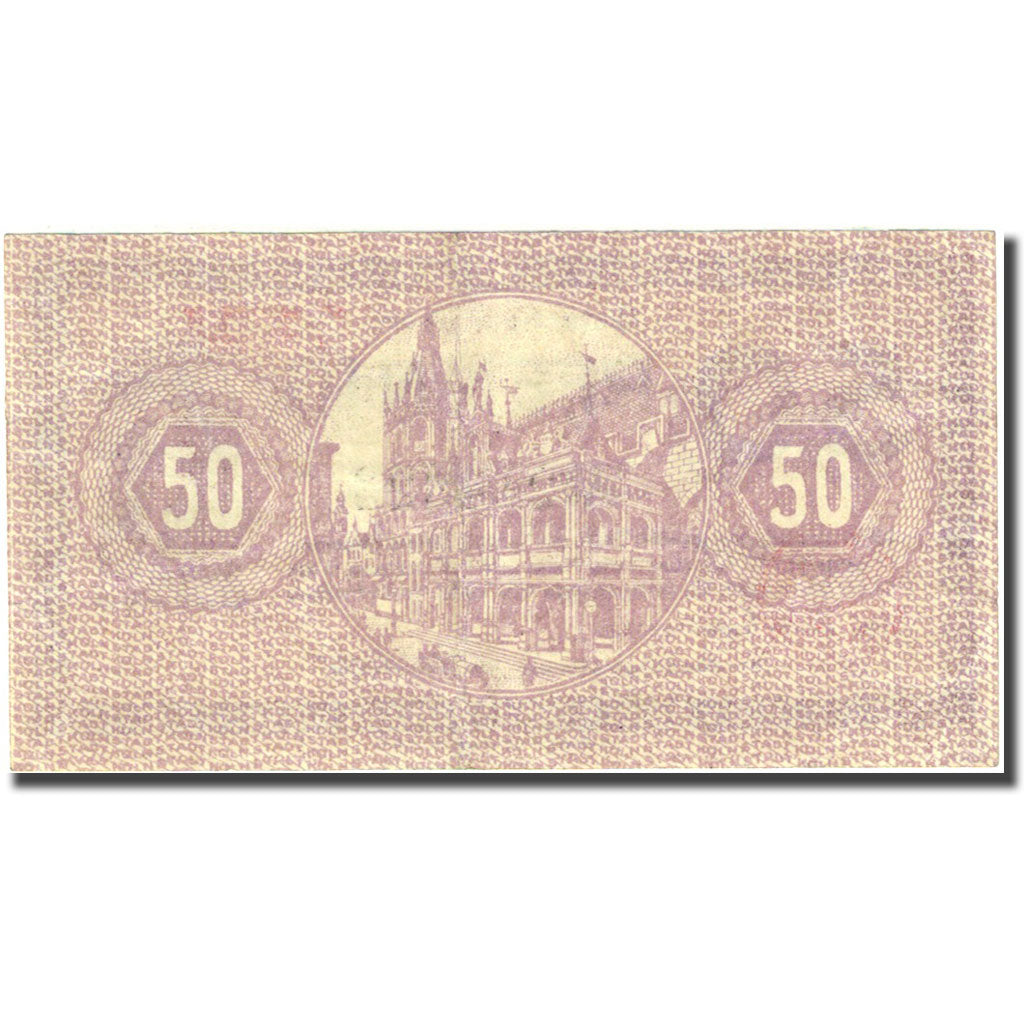 Banknote, Germany, Köln, 50 Pfennig, chevalier 1920-12-31, AU(55-58) Mehl K30.3c