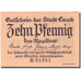 Banknote, Germany, Caub, 10 Pfennig, château, 1920, UNC(63), Mehl:C10.1a