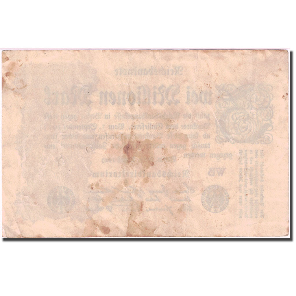 Banknote, Germany, 2 Millionen Mark, 1923, 1923-09-01, KM:103, VF(20-25)