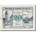 Banknote, Austria, Zell am See, 20 Heller, château, 1920 UNC(63) FS 1270 II