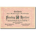 Banknote, Austria, Randegg, 50 Heller, valeur faciale, 1921 UNC(63) FS 817