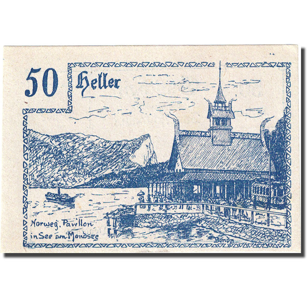 Banknote, Austria, Innerschwand, 50 Heller lac 1920-06-02 UNC(63) FS 408