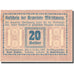 Banknote, Austria, Morschwang, 20 Heller, valeur faciale, 1920 UNC(63) FS 629b