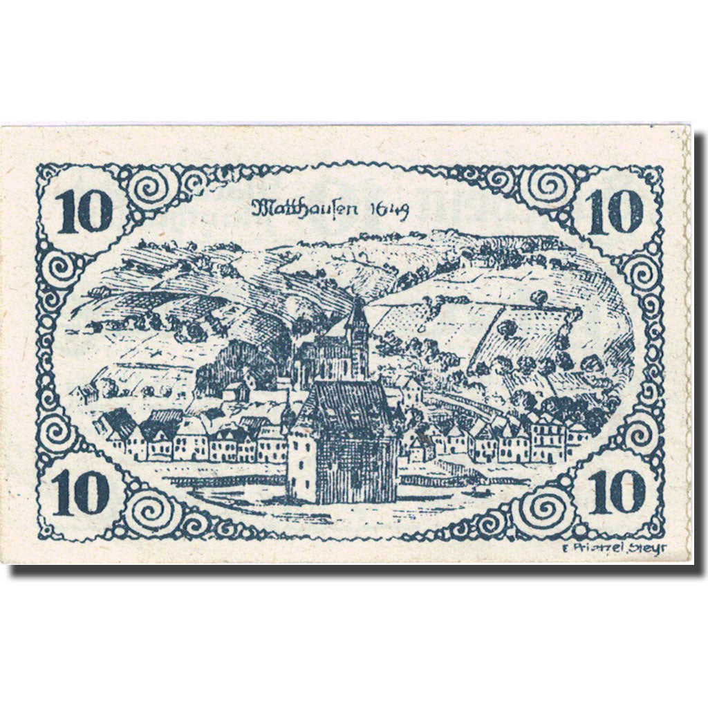 Banknote, Austria, Mauthausen, 10 Heller, paysage 1920-12-31 UNC(63) FS 601Ia