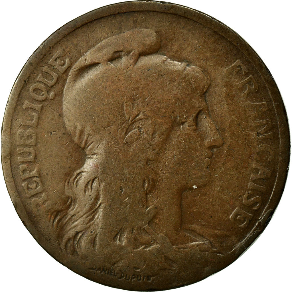Coin, France, Dupuis, 5 Centimes, 1900, VF(20-25), Bronze, KM:842, Gadoury:165