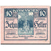 Banknote, Austria, Traiskirchen, 10 Heller, Monument, 1921 AU(55-58) FS 1077a