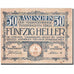 Banknote, Austria, Traiskirchen, 50 Heller, Eglise 1921-05-31, UNC(63) FS 1077b
