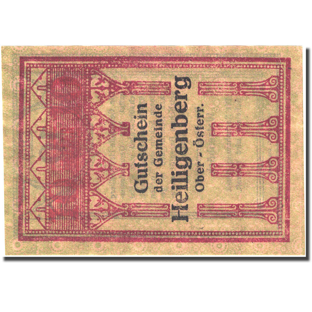 Banknote, Austria, Heiligenberg, 10 Heller, 1920 UNC(63) Mehl: FS 361Ia