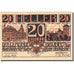 Banknote, Austria, Brunn, 20 Heller, Monument, 1920 UNC(64) Mehl:FS 109a