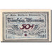 Banknote, Germany, Pyritz, 50 Pfennig, personnage, 1921 UNC(63) Mehl:1082.1b