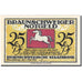 Banknote, Germany, Brauns, 25 Pfennig, école 1, 1921 UNC(64) Mehl:155.4d
