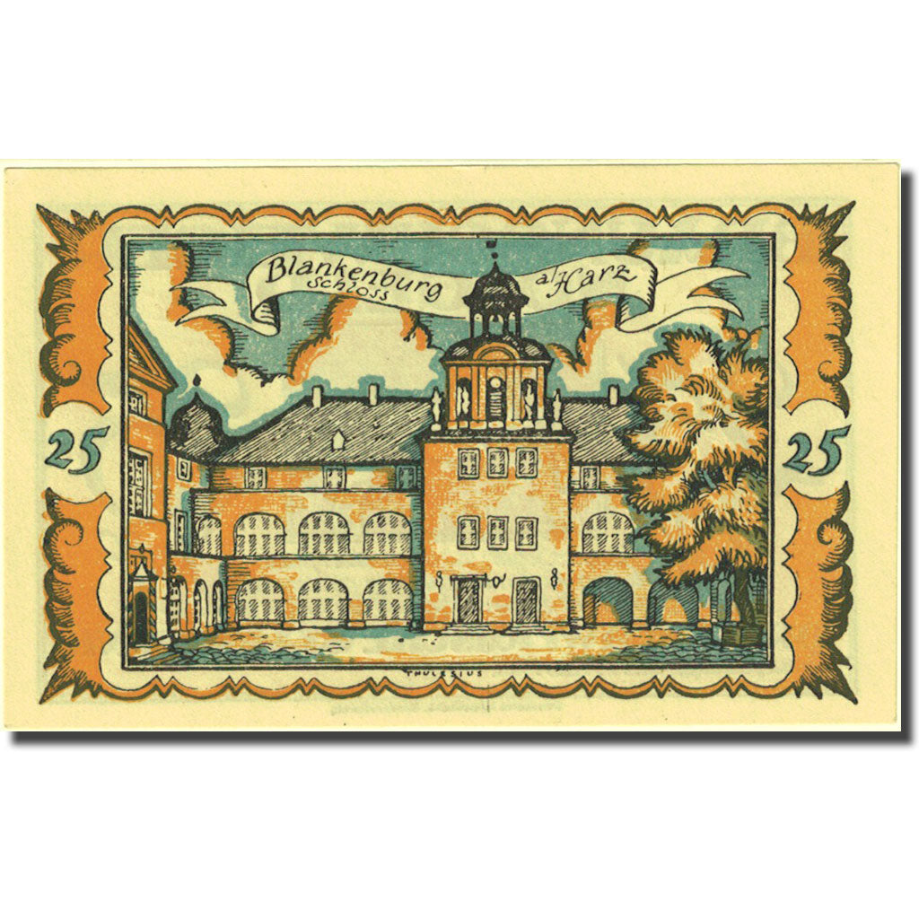 Banknote, Germany, Brauns, 25 Pfennig, école 1, 1921 UNC(64) Mehl:155.4d