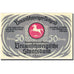 Banknote, Germany, Brauns, 50 Pfennig, Eglise, 1921 UNC(63) Mehl:155.2g