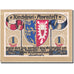 Banknote, Germany, Aventoft, 1 Mark, village, 1922 UNC(63) Mehl:57.1
