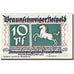 Banknote, Germany, Brauns, 10 Pfennig, château, 1921 AU(55-58) Mehl:155.4a