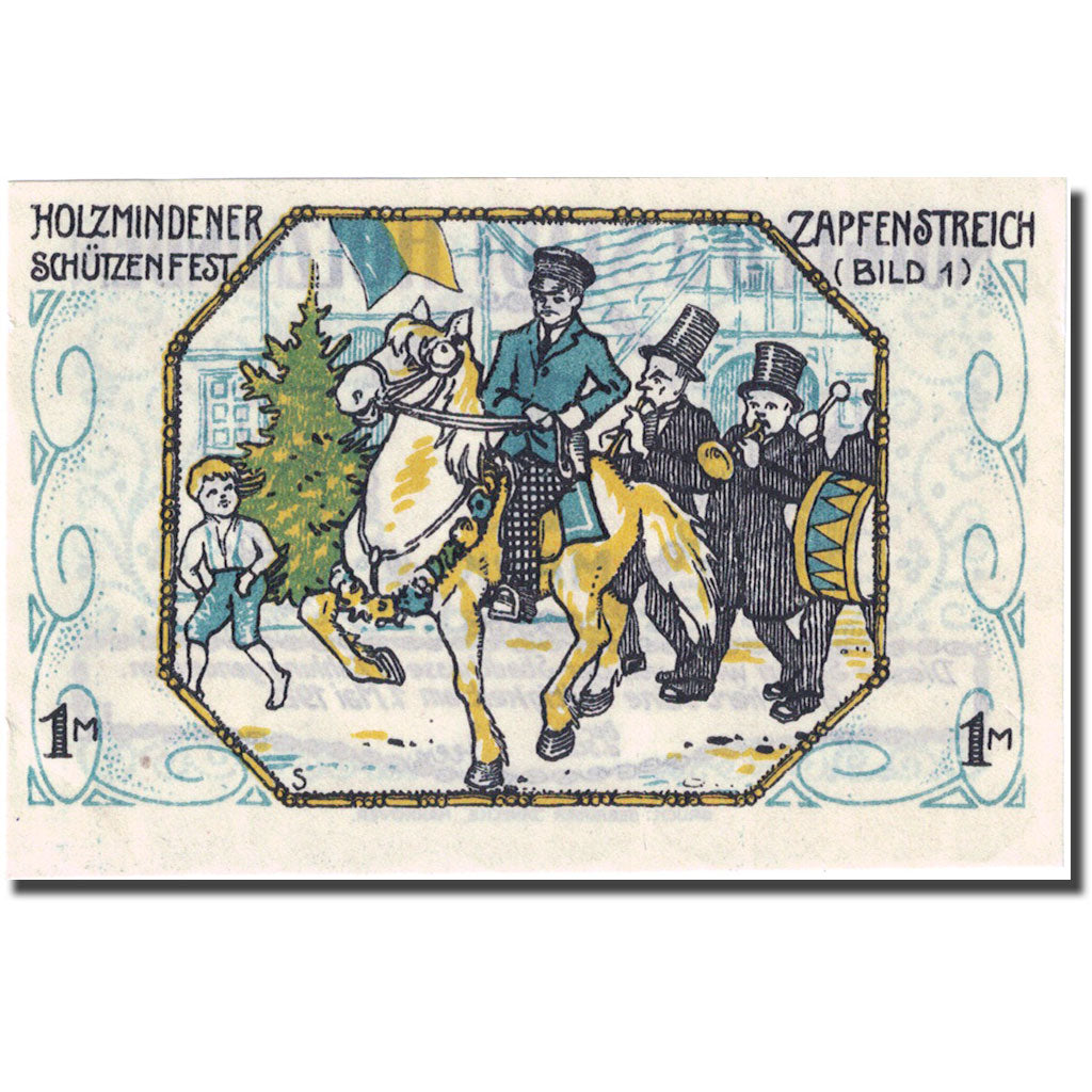 Geldschein, Deutschland, Holzminden, 1 Mark, personnage, 1922 UNZ- Mehl:625.1
