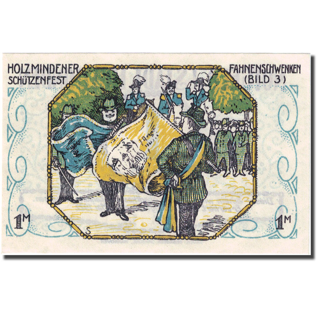 Banknote, Germany, Holzminden, 1 Mark, personnage 2, 1922 UNC(63) Mehl:625.1