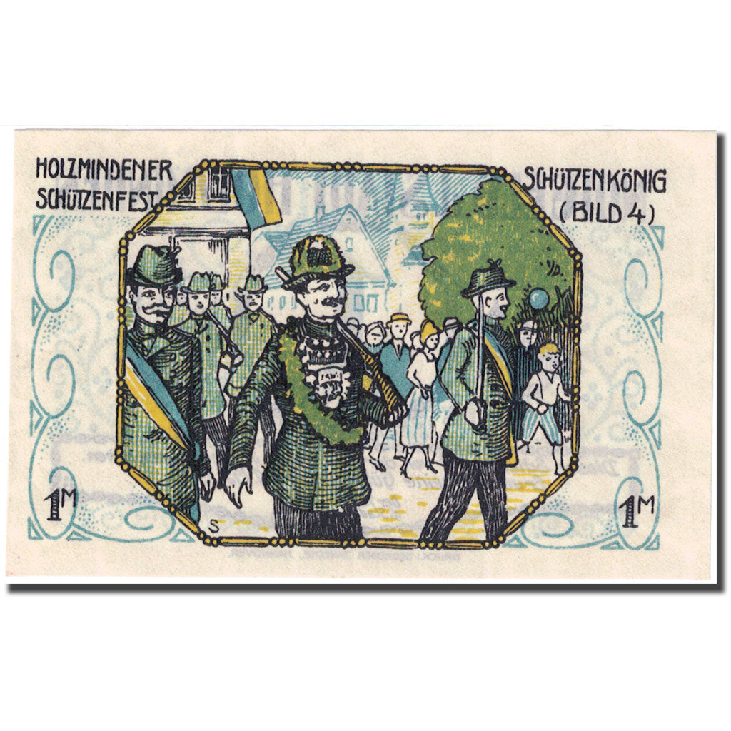 Banknote, Germany, Holzminden, 1 Mark, personnage 3, 1922 UNC(63) Mehl:625.1