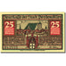 Banknote, Germany, Verden, 25 Pfennig, personnage, 1921 UNC(63) Mehl:1360.1