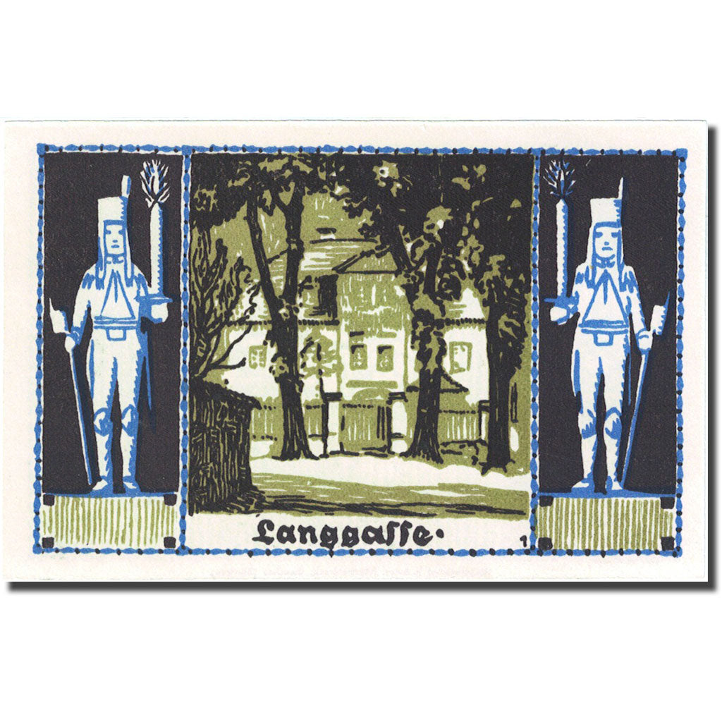 Banknote, Germany, Schneeberg, 50 Pfennig, allée, 1921, UNC(63), Mehl:1190.1a