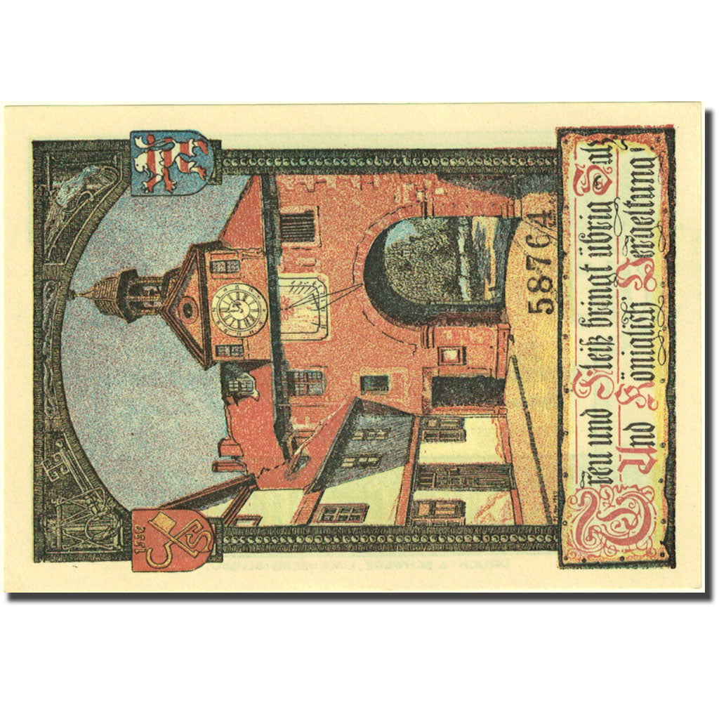 Banknot, Niemcy, Sooden, 50 Pfennig, village, 1921, Undated, UNC(63)