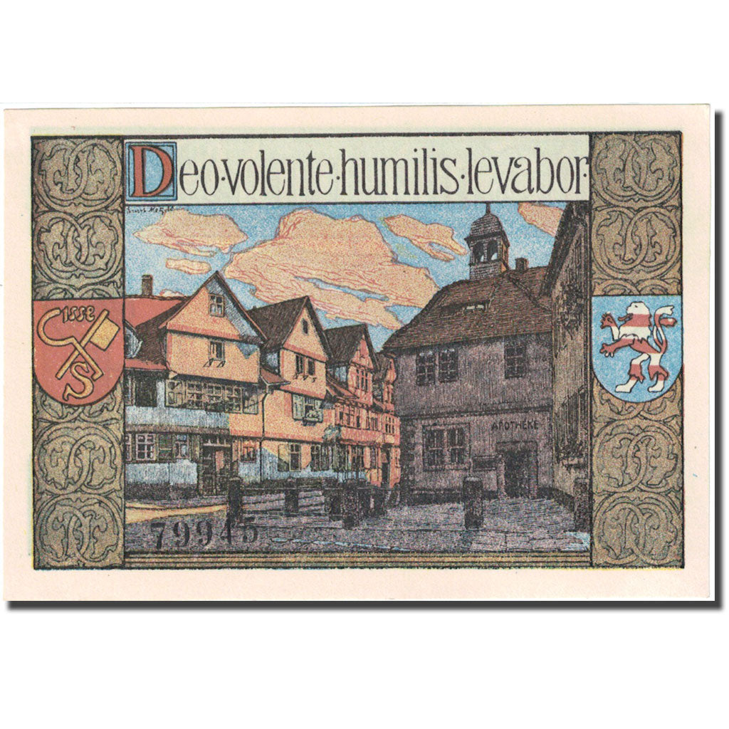 Banknote, Germany, Sooden, 50 Pfennig, Eglise 1, 1921, UNC(63), Mehl:1246.1m