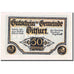 Banconote, Germania, Ditfurt, 50 Pfennig, personnage 3, 1921 SPL- Mehl:275.2