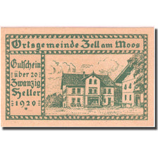 Banconote, Austria, Zell am Moos 20 Heller, Maison 1920-12-31, SPL, Mehl:FS 1268
