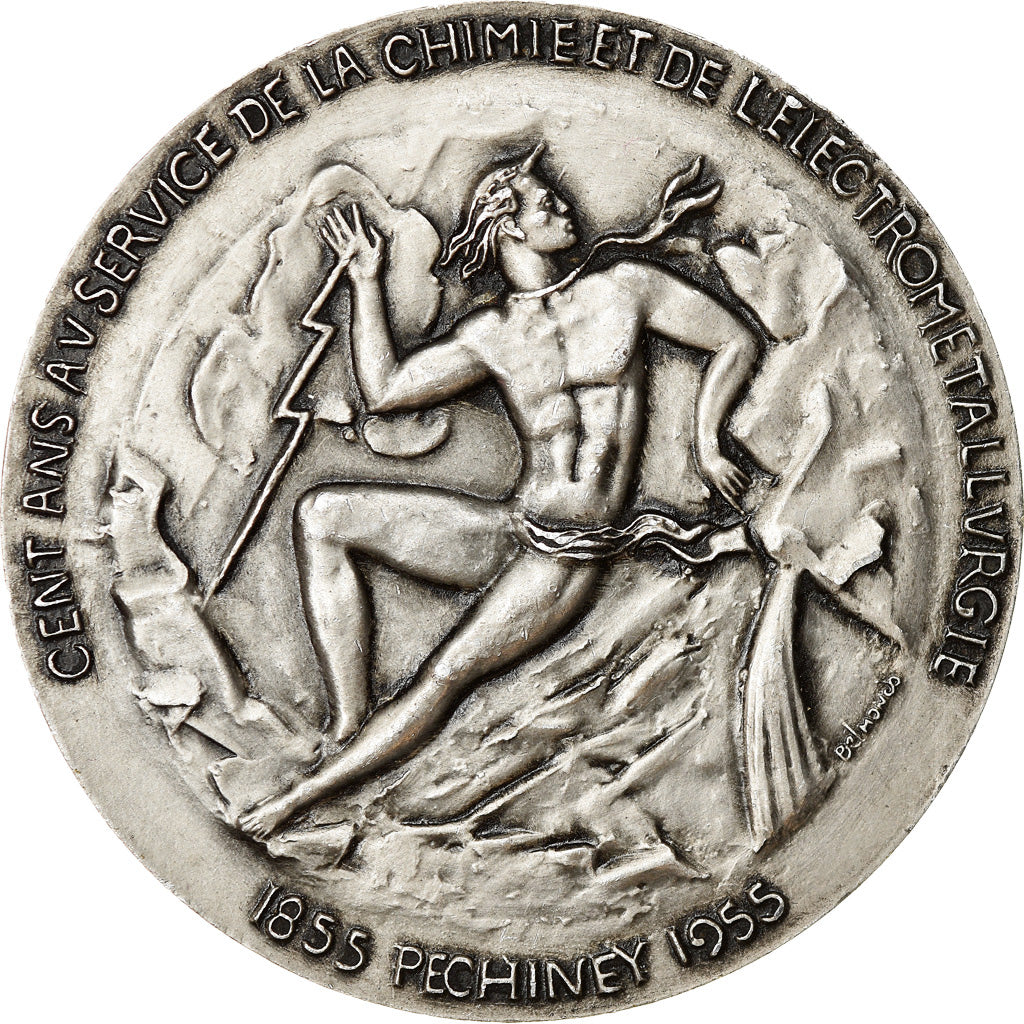 France, Medal, Péchiney, 100 Ans au Service de la Chimie, Business & industry