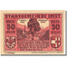 Geldschein, Österreich, Imst, 50 Heller, personnage, 1921 UNZ- Mehl:FS 405d