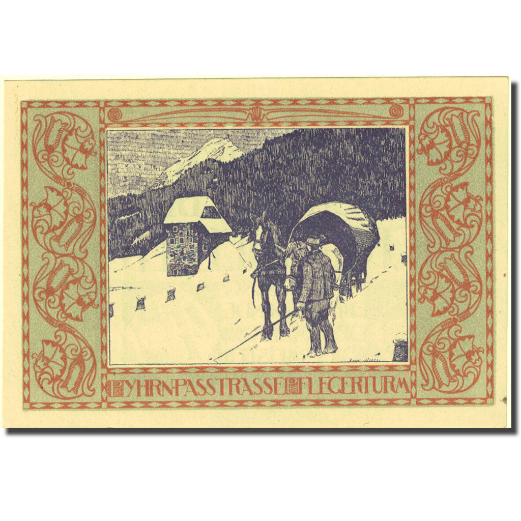 Geldschein, Österreich, Spital, 40 Heller, montagne, 1920 UNZ- Mehl:FS 1007IIa