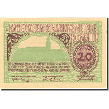Banconote, Austria, Roschitz, 20 Heller, Eglise 1920-09-15, SPL Mehl:FS 844