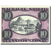 Banconote Austria Durnstein a d Donau 10 Heller 1920 SPL lila Mehl:FS 1122.3IIc